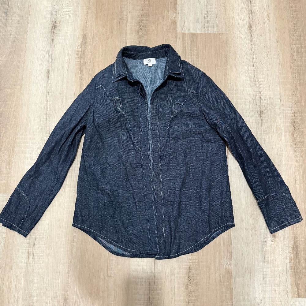 Adriano Goldschmied Western Denim Cardigan Size Small